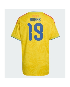 Billige Fotballdrakt Colombia Rafael Santos Borre #19 Replika Hjemmedrakt Dame VM 2026 Kortermet Billige Fotballdrakt Colombia Rafael Santos Borre #19 Replika Hjemmedrakt Dame VM 2026 Kortermet